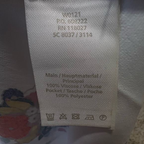 BODEN RUTH IVORY BOUQUET MIDI DRESS | Size 12 - Picture 9 of 12